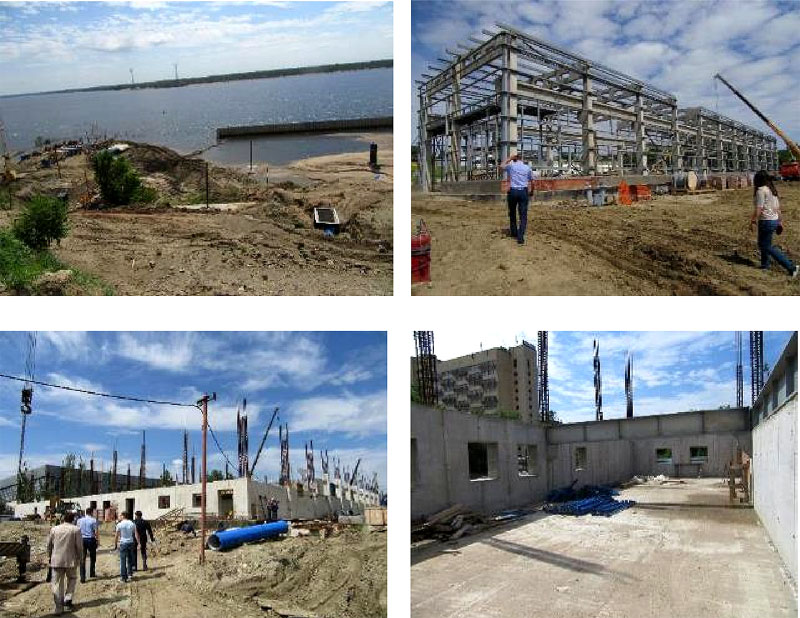 Водоочистные сооружения Краснооктябрьского района г. Волгограда. Фото по состоянию на июнь 2016 года.